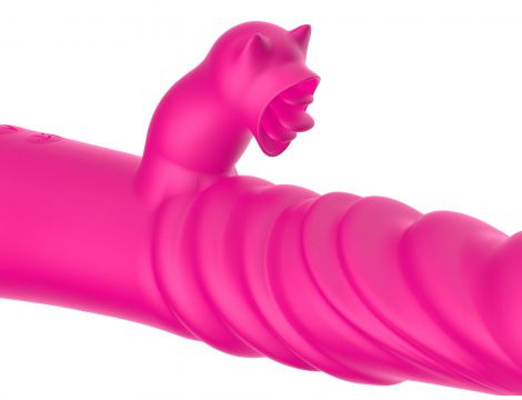 Wibrator lizający potrójna stymulacja pchnący B Series Cute - 14