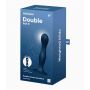 Dildo analne silikonowe Satisfyer Double BallR granatowe - 5