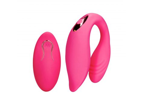 Stymulator dla par Loveline z pilotem silikonowy 8 cm 10 trybów