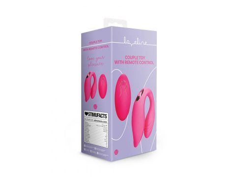 Stymulator dla par Loveline z pilotem silikonowy 8 cm 10 trybów - 9