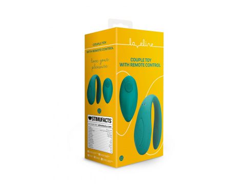 Stymulator silikonowy dla par Loveline z pilotem 10 trybów - 8