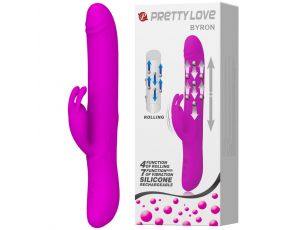 Wibrator króliczek Pretty Love Byron obracający się USB wodoodporny