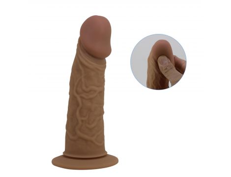 Regulowana uprząż strap-on Pretty Love Houston silikonowe dildo 17 cm - 8