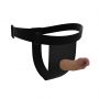 Regulowana uprząż strap-on Pretty Love Houston silikonowe dildo 17 cm - 3