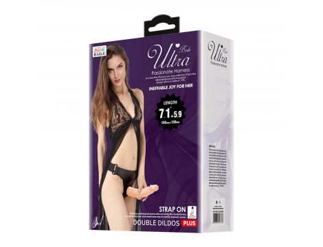 Strap-on podwójny Baile 18 cm i 15 cm - 7