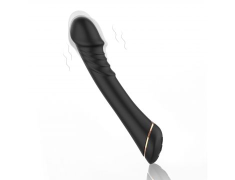 Wibrator punktu G silikonowy Hancock czarny USB 9 trybów