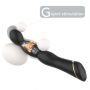 Wibrator analny Laband Black silikonowy 9 funkcji USB 21 cm - 2