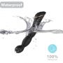 Wibrator analny Laband Black silikonowy 9 funkcji USB 21 cm - 5