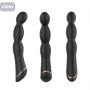 Wibrator analny Laband Black silikonowy 9 funkcji USB 21 cm - 8