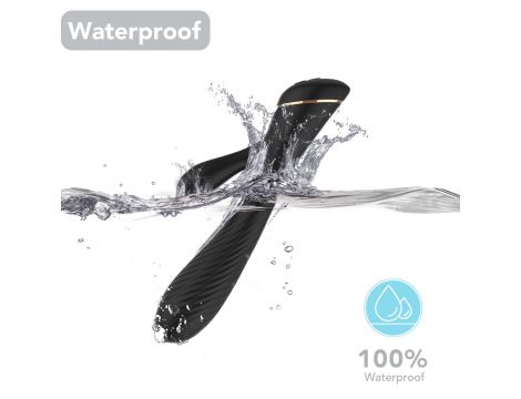 Wibrator króliczek Hare czarny silikonowy USB 9 wibracji - 3