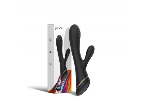 Wibrator króliczek Hare czarny silikonowy USB 9 wibracji - 9