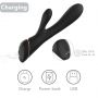 Wibrator króliczek Hare czarny silikonowy USB 9 wibracji - 6