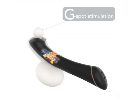 Wibrator punktu G silikonowy Gwand czarny USB - 2