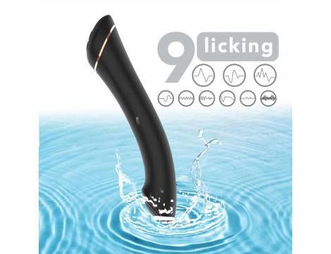 Wibrator punktu G silikonowy Gwand czarny USB - 6
