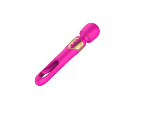 Wibrator z ruchomym języczkiem B Series Cute różowoczerwony USB - 6