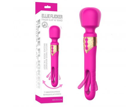 Wibrator z ruchomym języczkiem B Series Cute różowoczerwony USB - 10