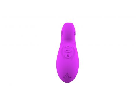 Wibrator króliczek Ella silikonowy podgrzewany posuwisty USB - 10