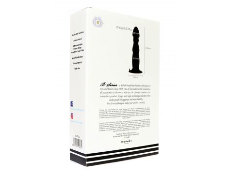 Masażer prostaty silikonowy z pilotem USB 10 funkcji B Series Power - 6