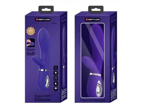 Wibrator króliczek punktu G Pretty Love Thomas fioletowy USB - 11