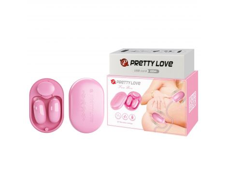 Mini wibrator Pretty Love Fun Box różowy 12 funkcji - 2