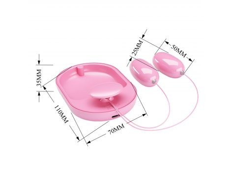 Mini wibrator Pretty Love Fun Box różowy 12 funkcji - 7