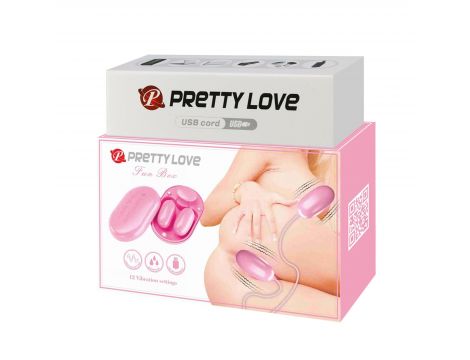 Mini wibrator Pretty Love Fun Box różowy 12 funkcji - 9