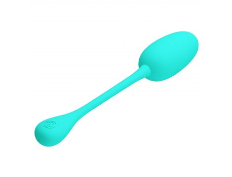 Silikonowe jajko wibrujące Pretty Love Knucker zielone 12 funkcji - 5