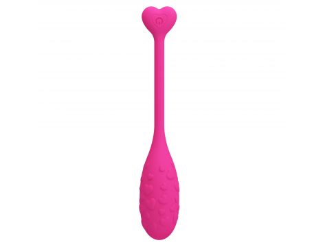 Jajeczko wibrujące Pretty Love Fisherman różowe z aplikacją 12 trybów - 15