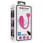 Jajeczko wibrujące Pretty Love Fisherman różowe z aplikacją 12 trybów - 9