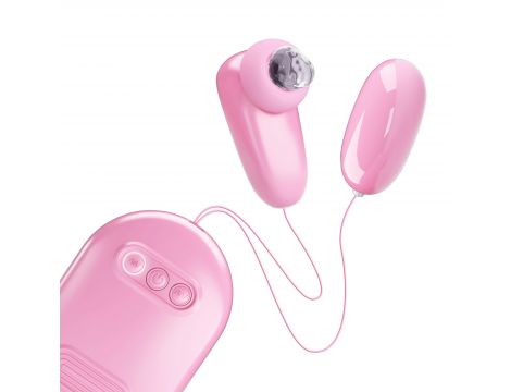 Wibrujące jajko Pretty Love Magic Box różowe 12 wibracji 7 stukania USB - 4
