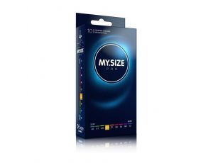 Prezerwatywy cienkie MY.SIZE PRO 53 transparentne wegańskie 10 szt