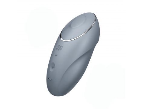 Stukający wibrator Satisfyer Tap & Climax 1 niebieskoszary USB