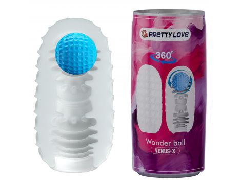 Masturbator jajkowy z kulką Pretty Love Wonder Ball Venus X