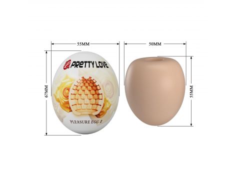 Masturbator realistyczny elastyczny Pretty Love Pleasure Egg II - 8