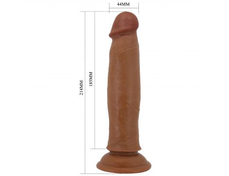 Dildo realistyczne Pretty Love Keon TPR 21 cm z przyssawką giętkie - 11