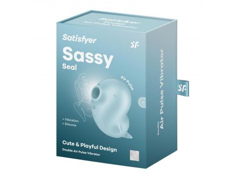 Stymulator łechtaczki Satisfyer Sassy Seal silikonowy IPX7 - 7