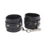 Kajdanki regulowane Behave PU czarne 30.5 cm - 3