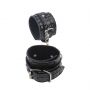 Kajdanki regulowane Behave PU czarne 30.5 cm - 2