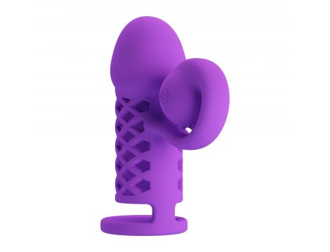 Przedłużka na penisa Romance stymulator łechtaczki 10 wibracji USB - 4