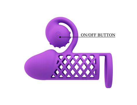 Przedłużka na penisa Romance stymulator łechtaczki 10 wibracji USB - 7