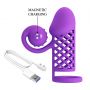 Przedłużka na penisa Romance stymulator łechtaczki 10 wibracji USB - 9
