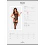 Body erotyczne transparentne Glandez Obsessive czarne XL/2XL - 6