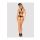 Transparentny komplet bielizny Latinesa Obsessive czarny XL/2XL