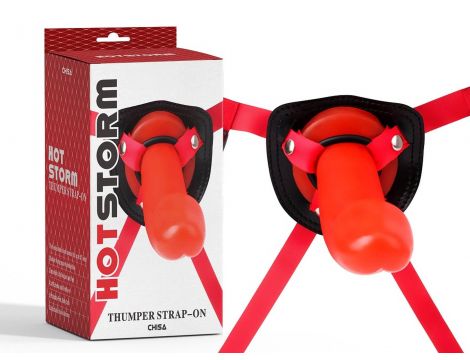 Strapon regulowany Thumper Hot Storm - 4