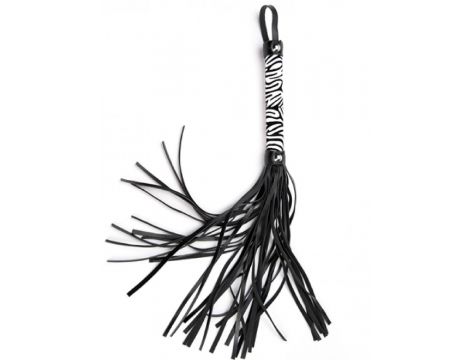 Flogger klasyczny biały pantera mały Argus 45 cm - 3