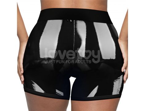 Chic Strap-On shorts (28 - 31 inch waist) Black - 4