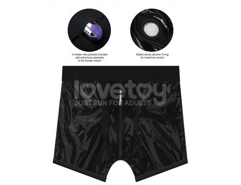 Chic Strap-On shorts (28 - 31 inch waist) Black - 18