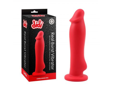 Wibrator analny silikonowy didi Real Burst 18.5 cm - 6