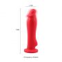 Wibrator analny silikonowy didi Real Burst 18.5 cm - 6
