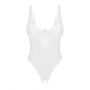 Body otwarte koronkowe Alissium Obsessive białe M/L - 3